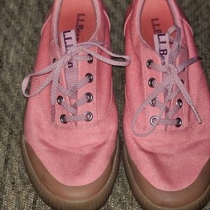 L.L Bean Women's Eco Woods Lace-Up Shoes, Canvas